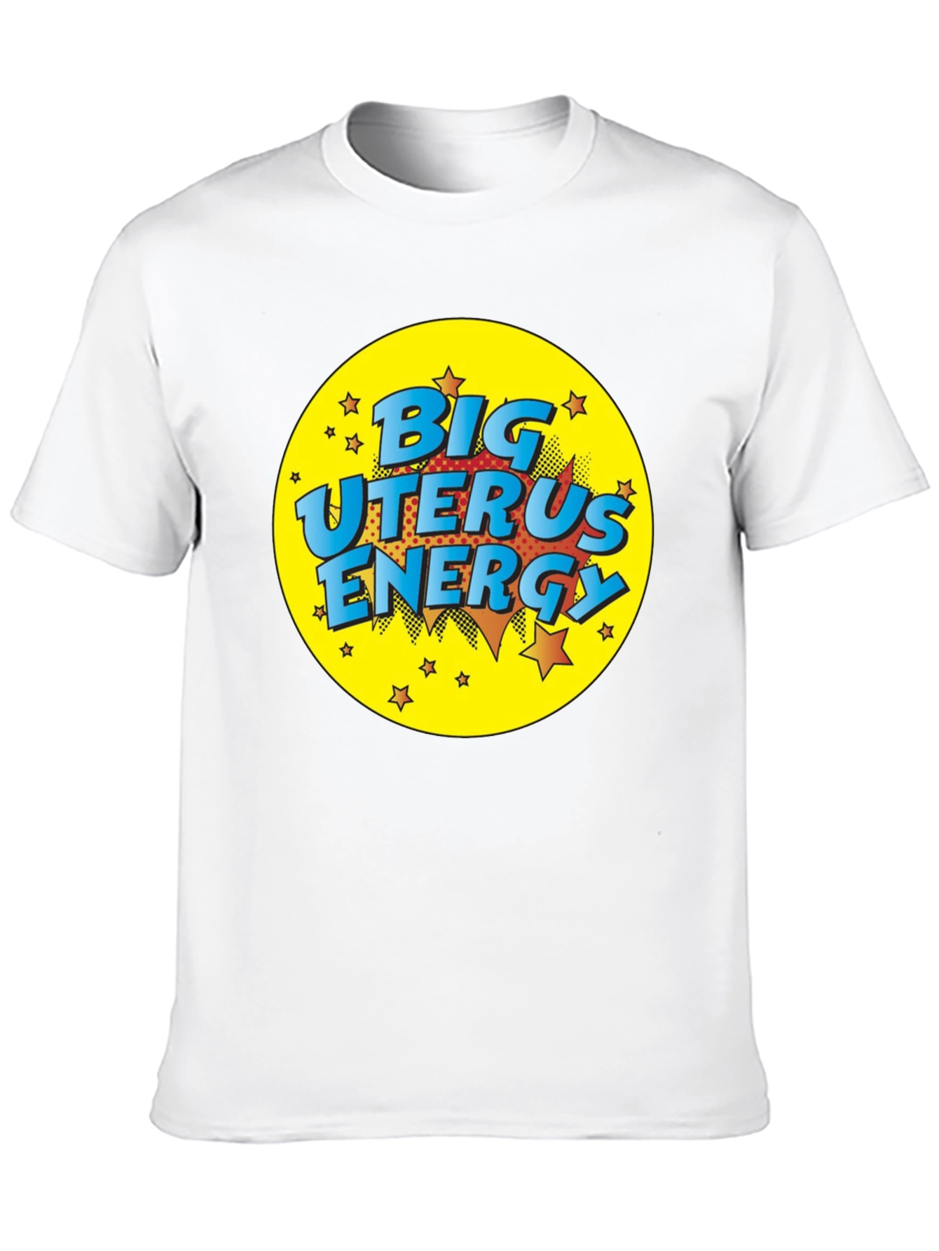 Big Uterus Energy Graphic Tee - Black