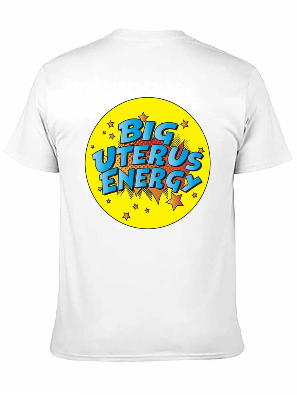 Big Uterus Energy Graphic Tee - Black
