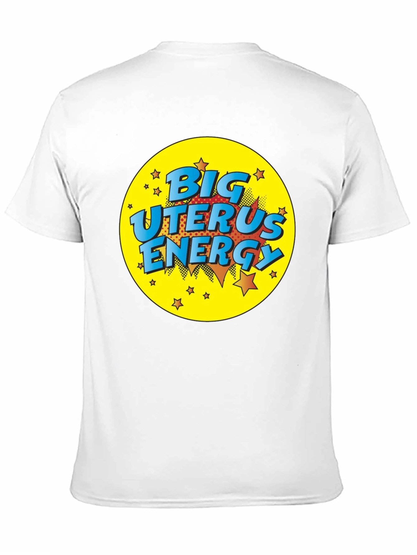 Big Uterus Energy Graphic Tee - Black