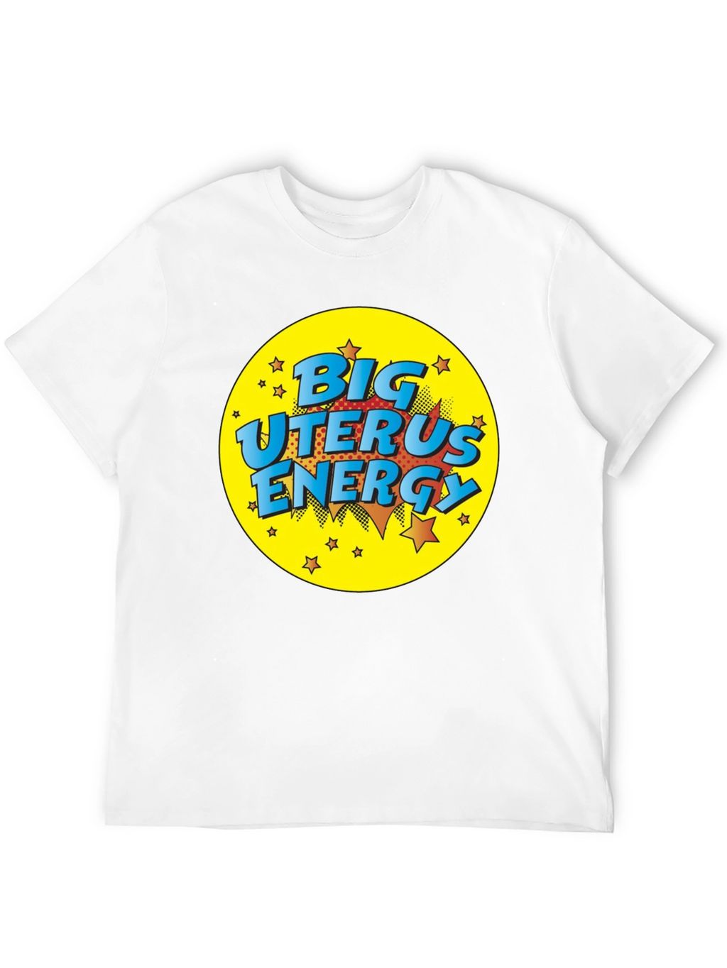 Big Uterus Energy Graphic Tee - Black