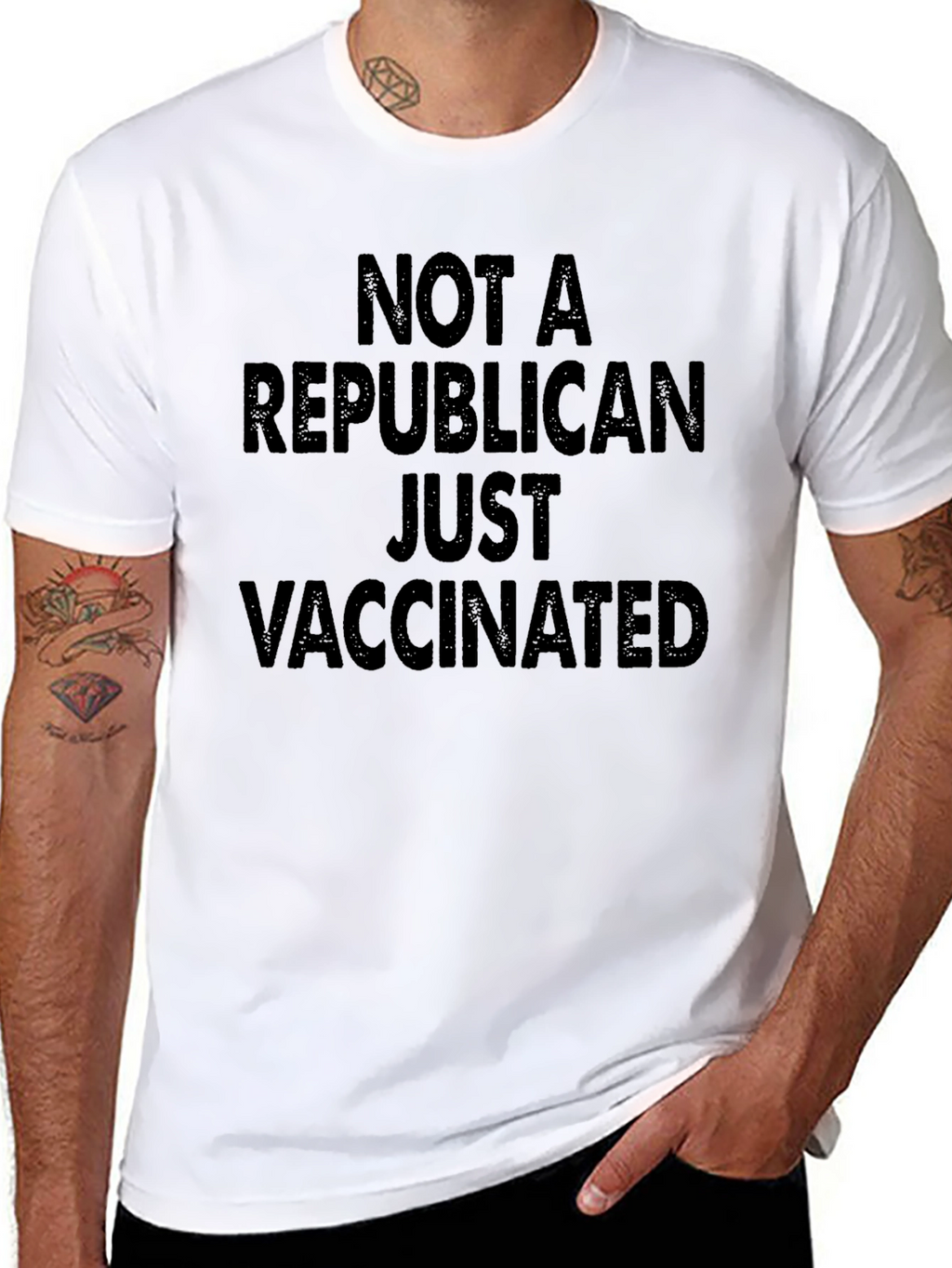 Not a Republican Just Vaccinated T-Shirt