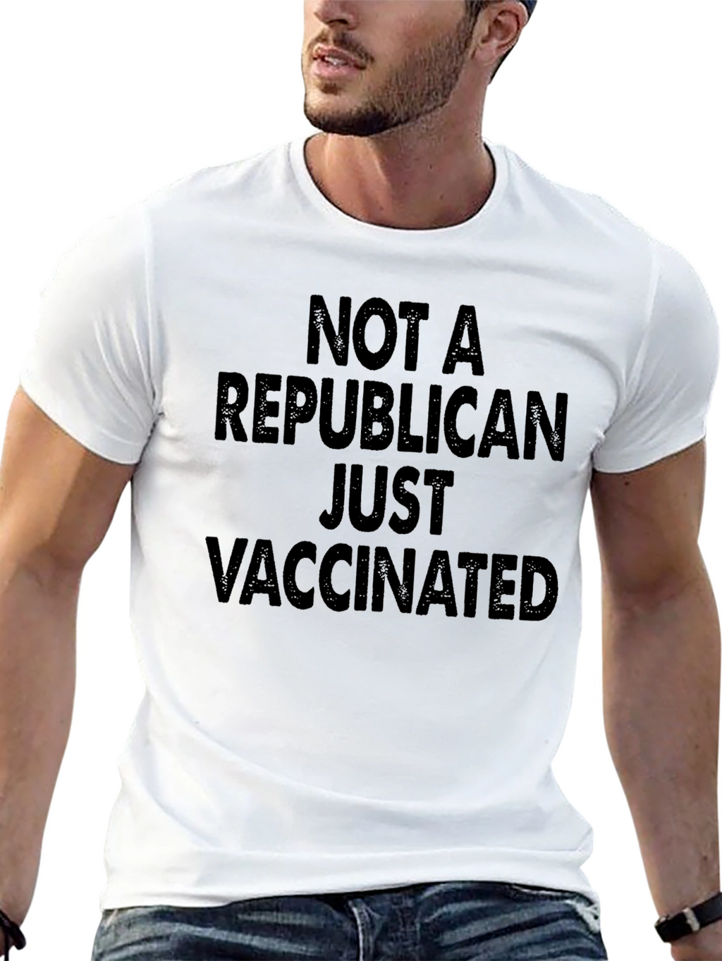 Not a Republican Just Vaccinated T-Shirt