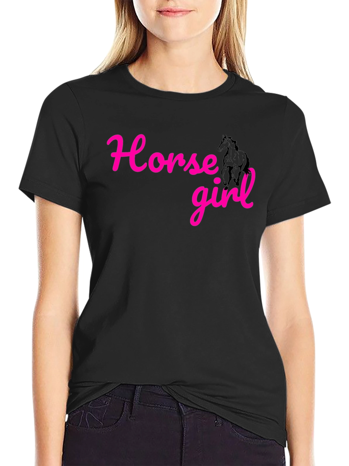 Horse Girl Tee - Womens Graphic T-Shirt