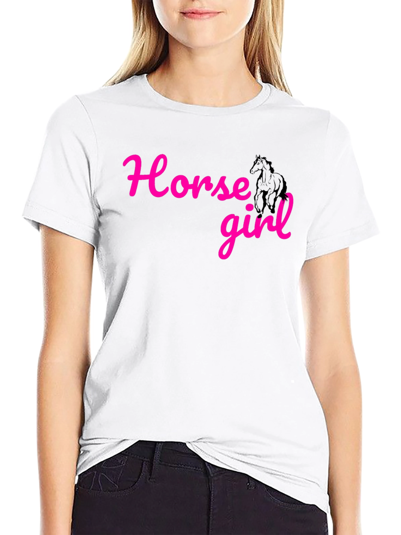 Horse Girl Tee - Womens Graphic T-Shirt