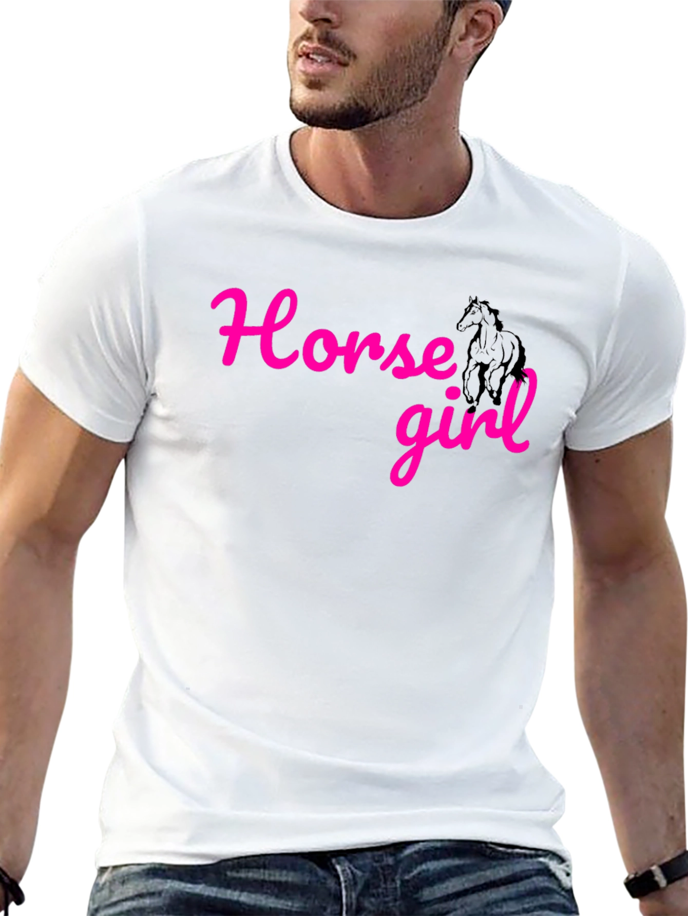 Horse Girl Tee - Womens Graphic T-Shirt
