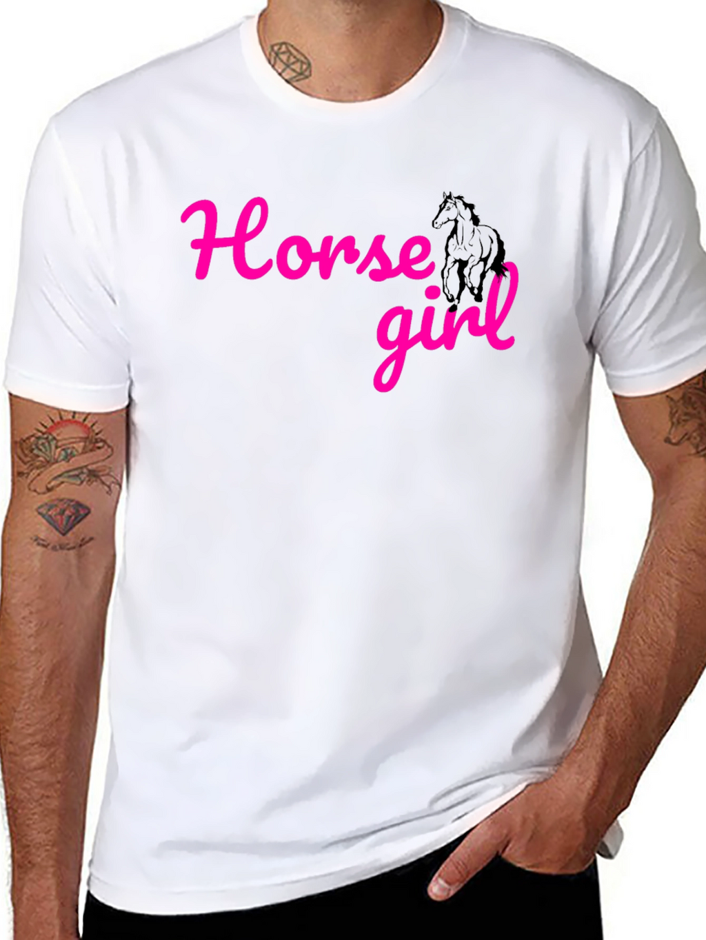 Horse Girl Tee - Womens Graphic T-Shirt