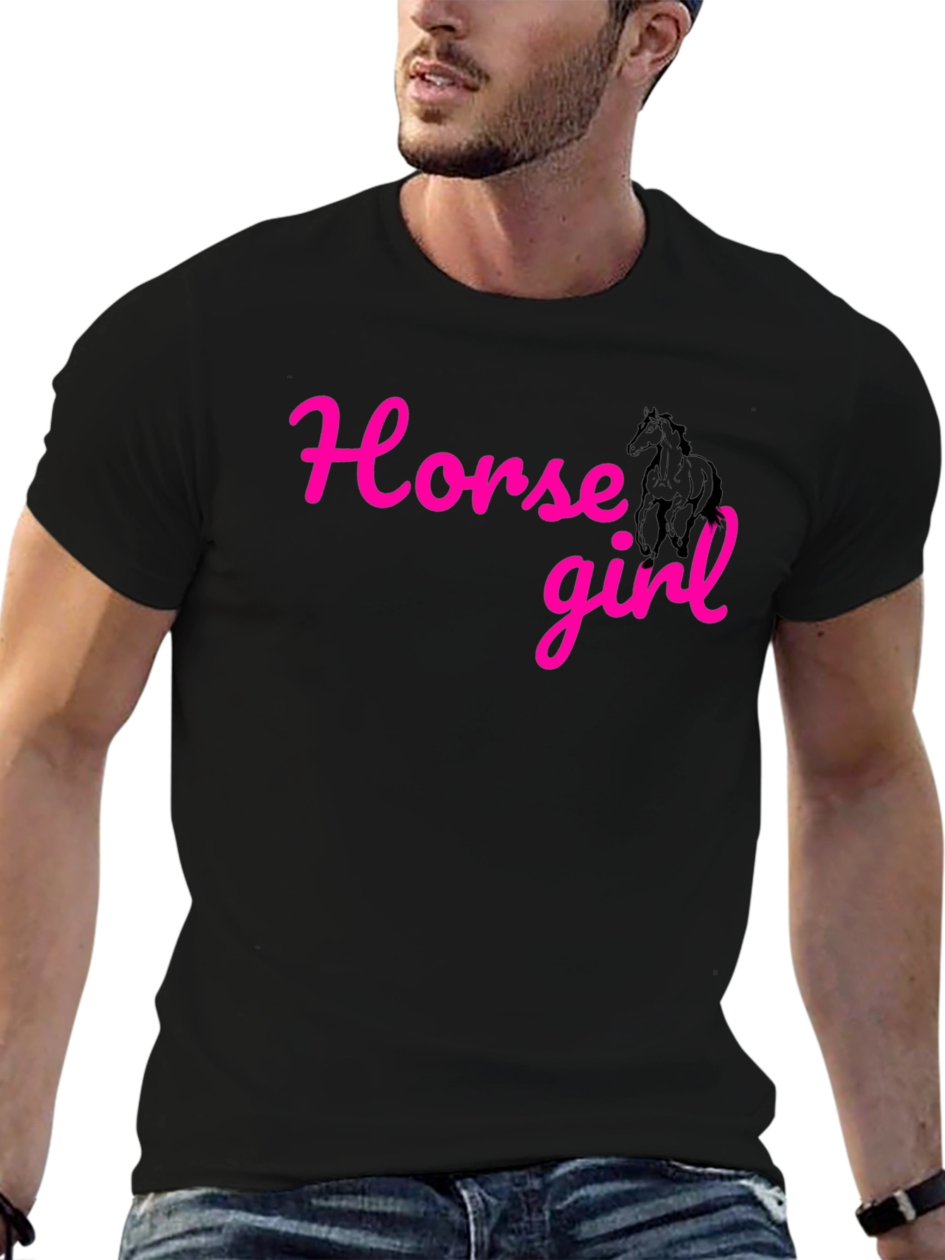 Horse Girl Tee - Womens Graphic T-Shirt
