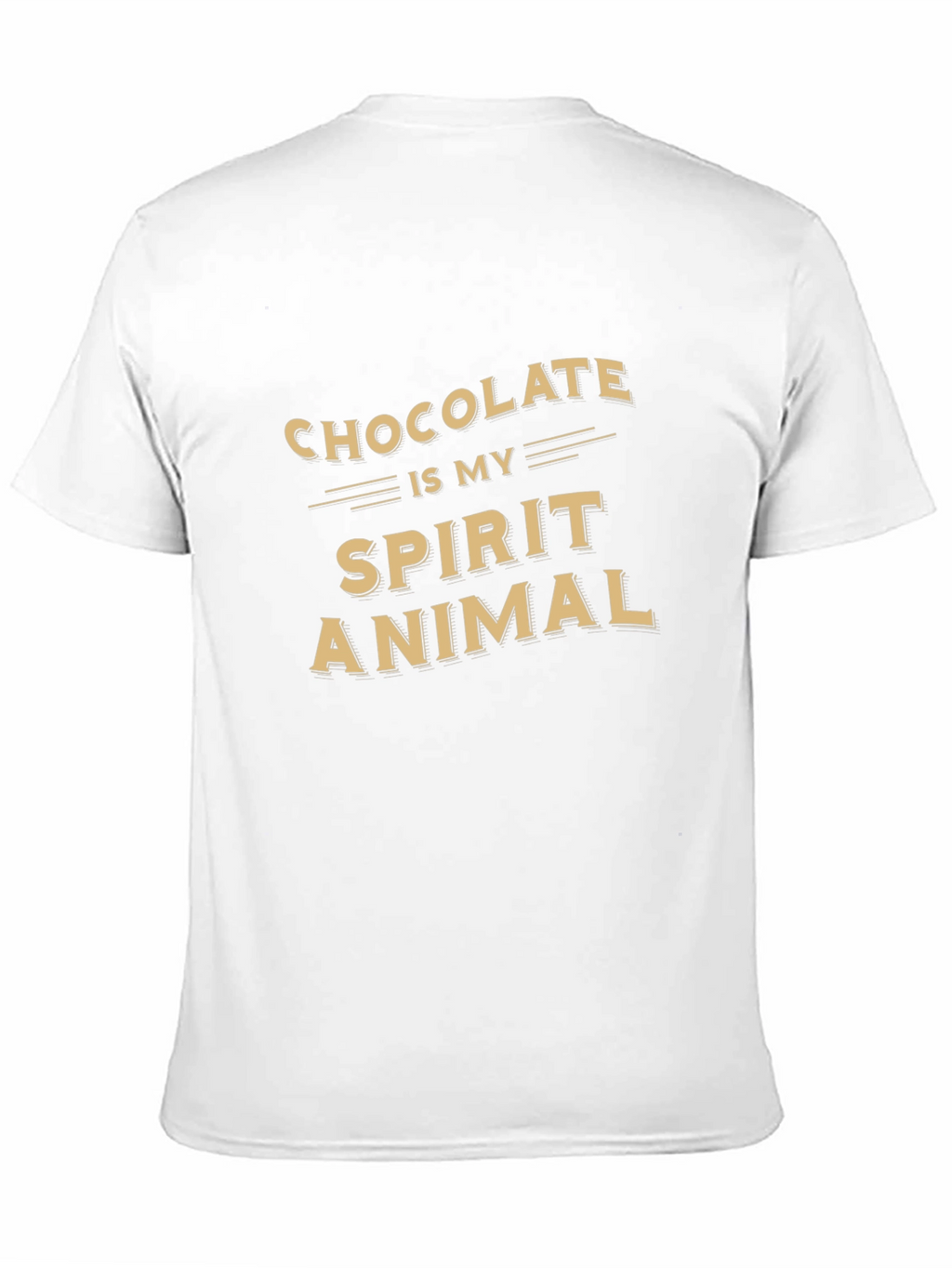 Chocolate Is My Spirit Animal Graphic T-Shirt