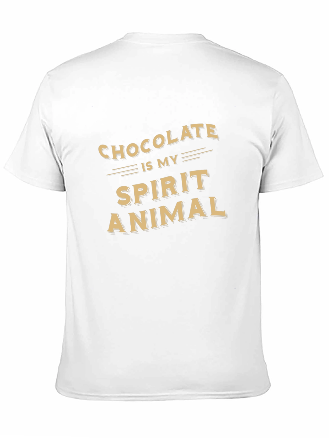 Chocolate Is My Spirit Animal Graphic T-Shirt