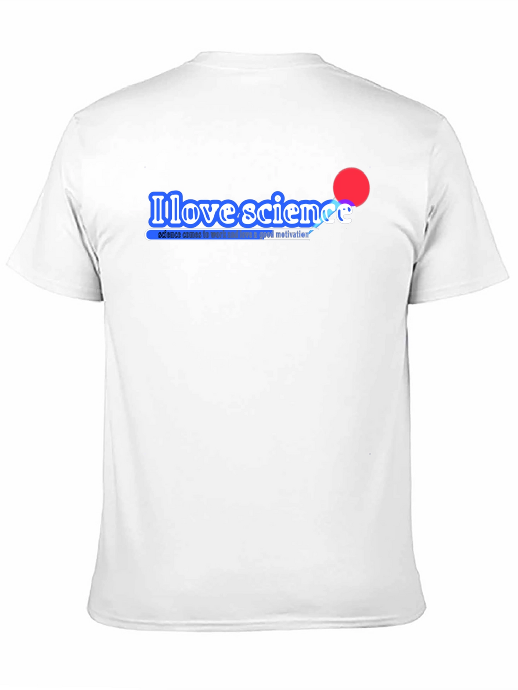 I Love Science Black T-Shirt - Motivational Design