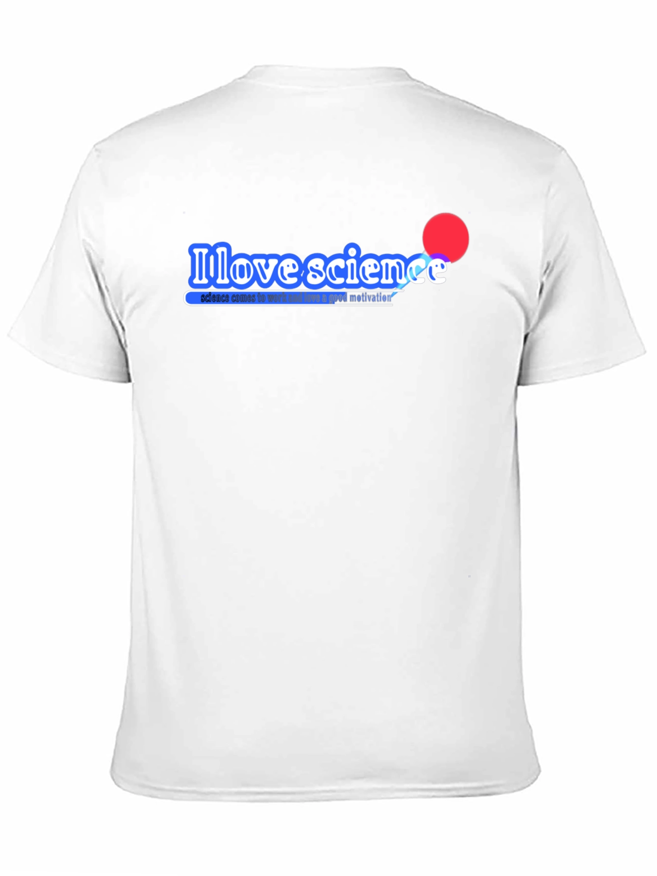 I Love Science Black T-Shirt - Motivational Design