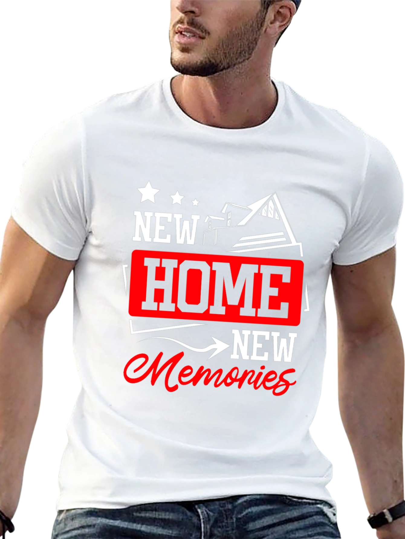 New Home New Memories Graphic T-Shirt