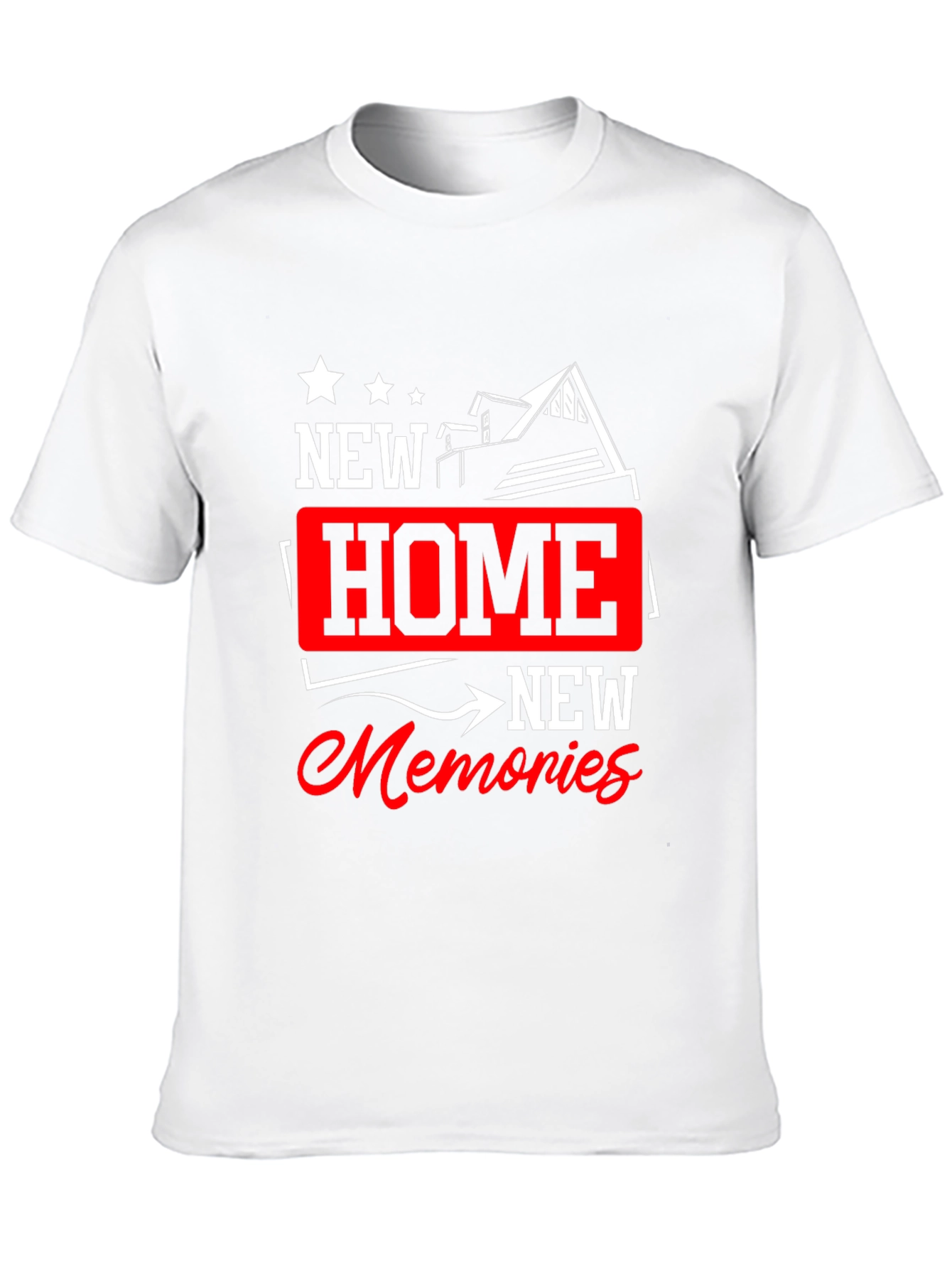 New Home New Memories Graphic T-Shirt