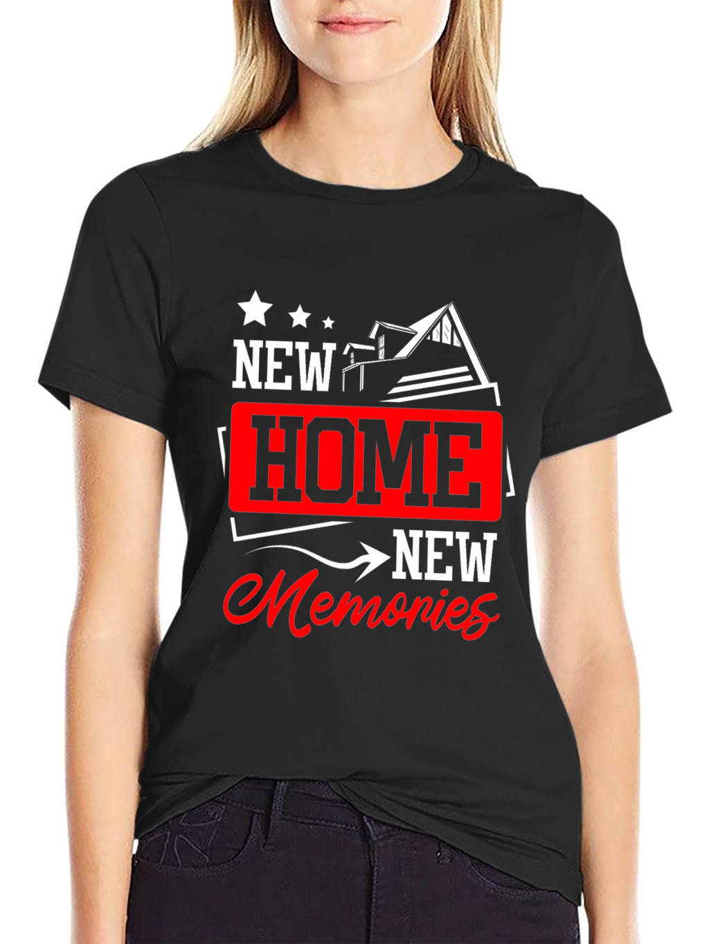 New Home New Memories Graphic T-Shirt