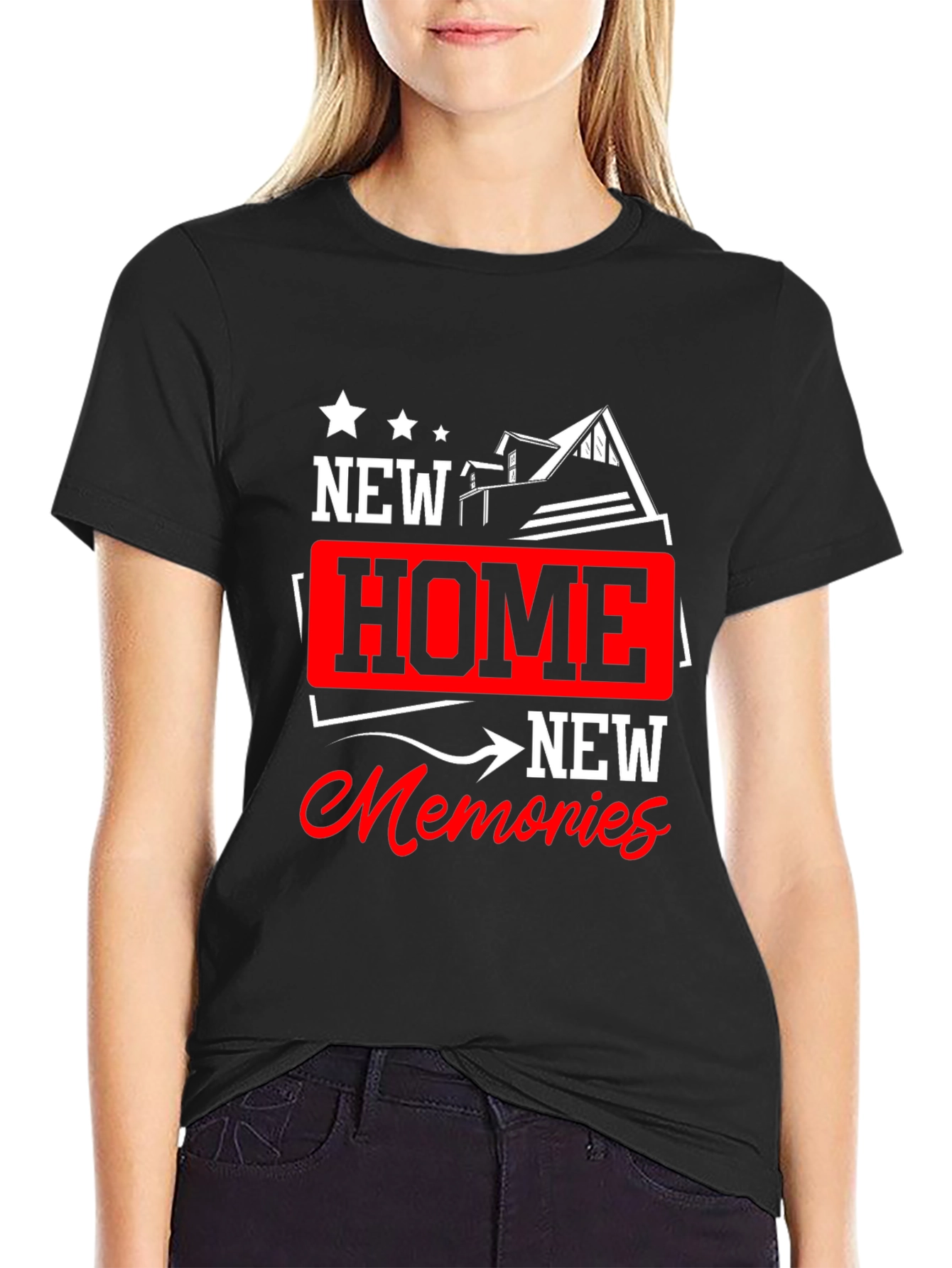 New Home New Memories Graphic T-Shirt
