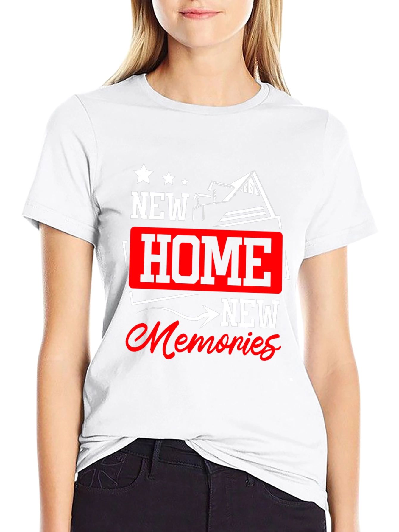 New Home New Memories Graphic T-Shirt