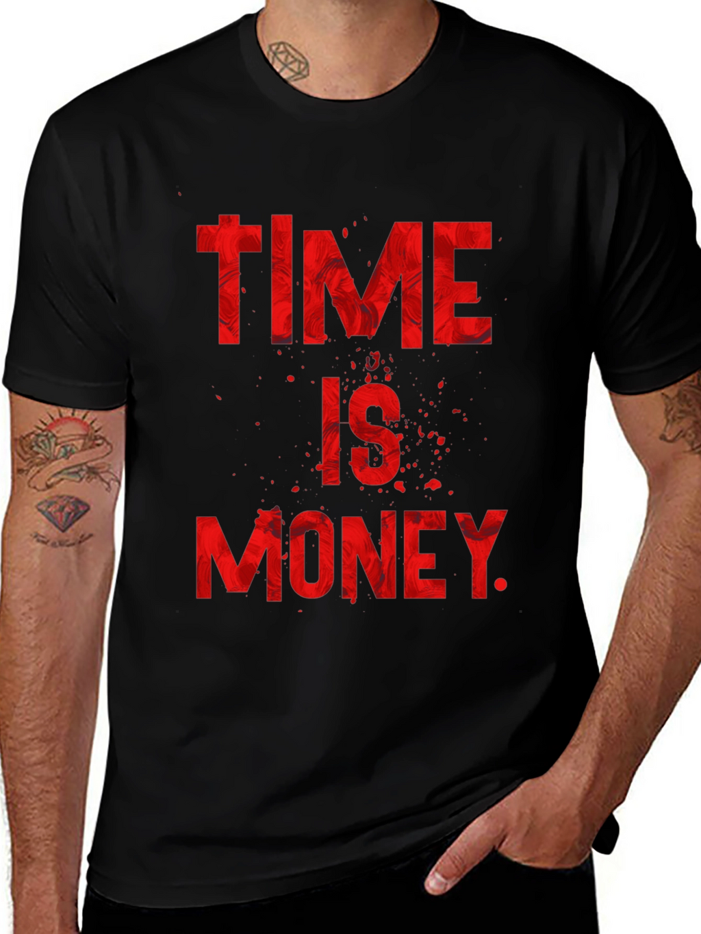 Time is Money Graphic T-Shirt