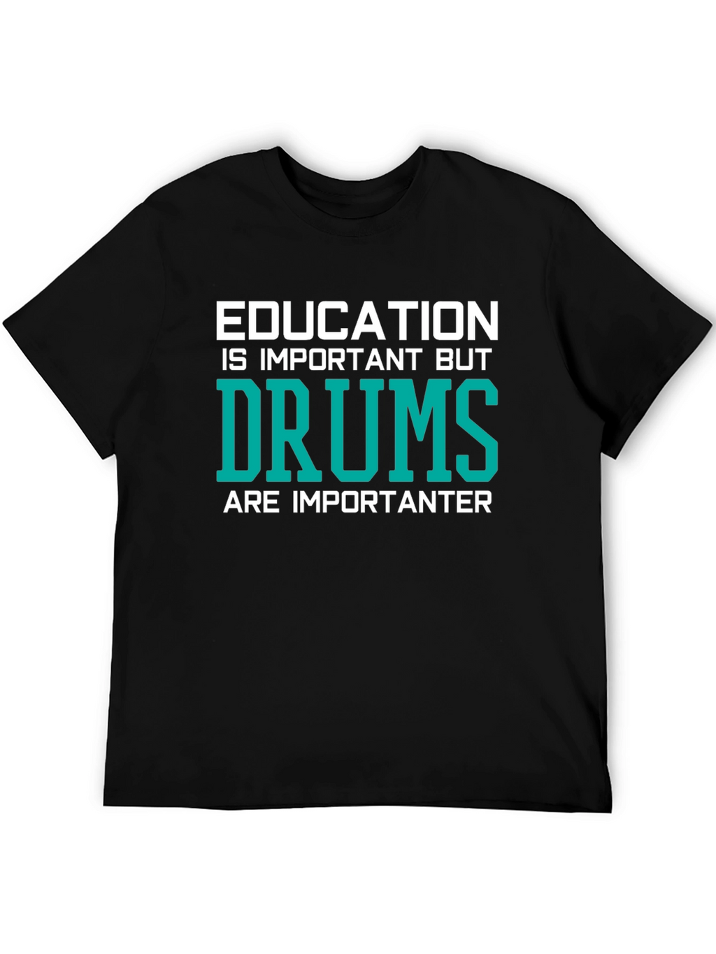 Education vs. Drums Graphic Tee