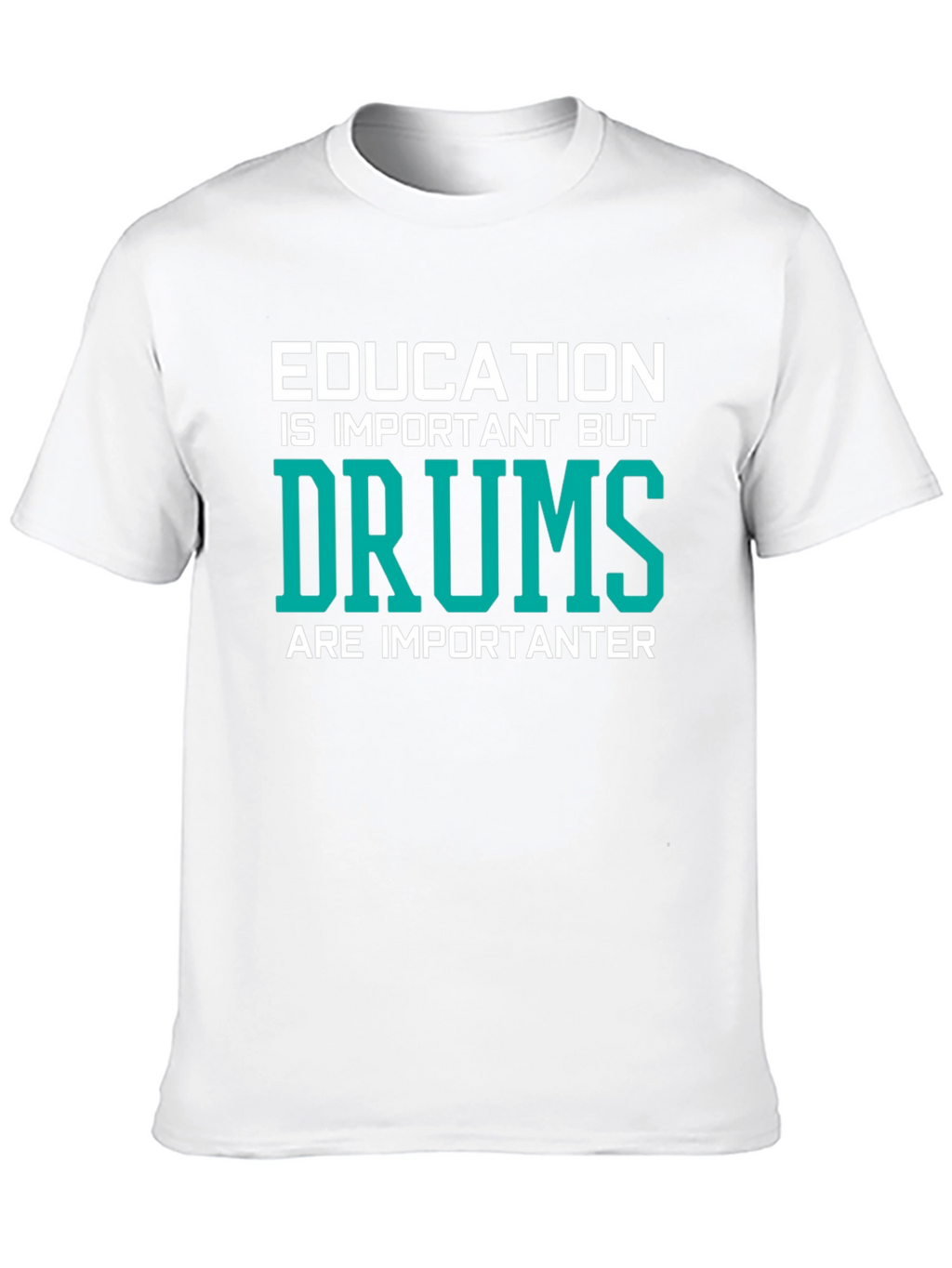 Education vs. Drums Graphic Tee