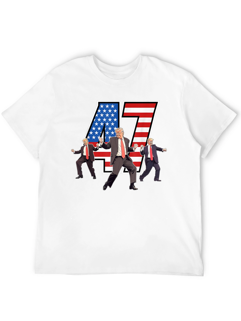 Trump 47 T-Shirt - Patriotic Political Tee