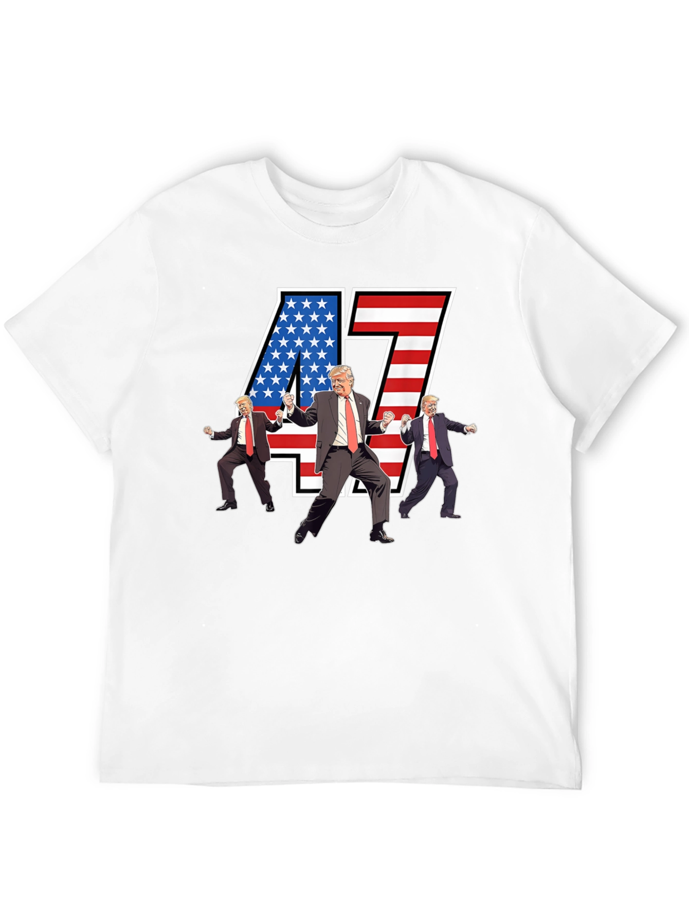 Trump 47 T-Shirt - Patriotic Political Tee
