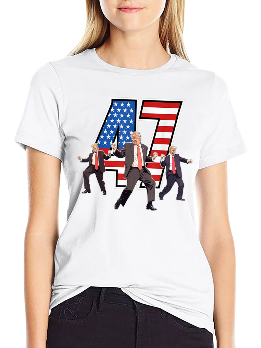 Trump 47 T-Shirt - Patriotic Political Tee