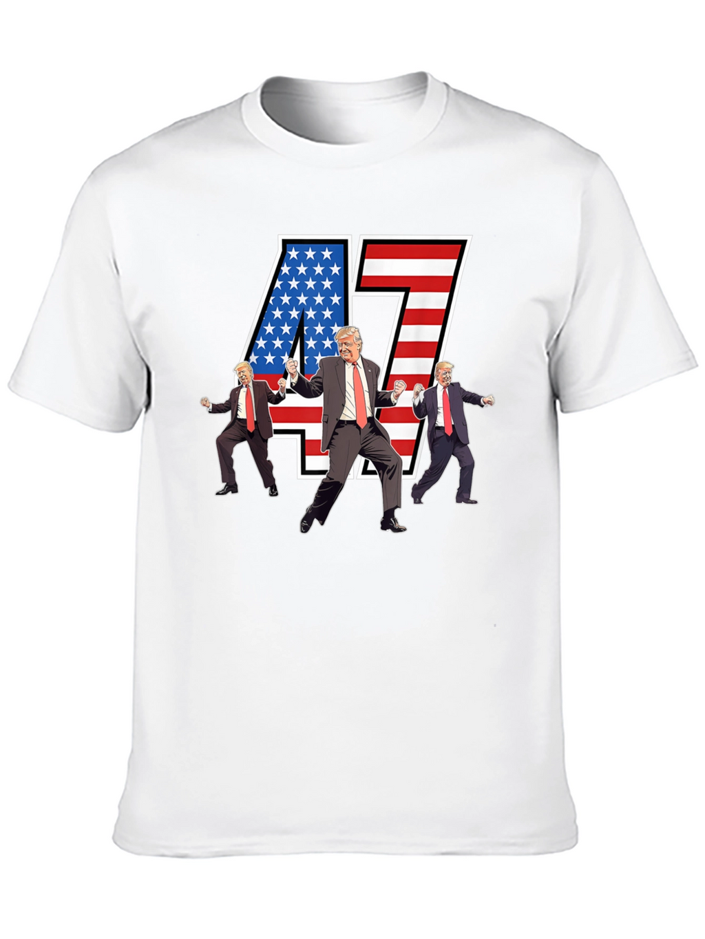 Trump 47 T-Shirt - Patriotic Political Tee