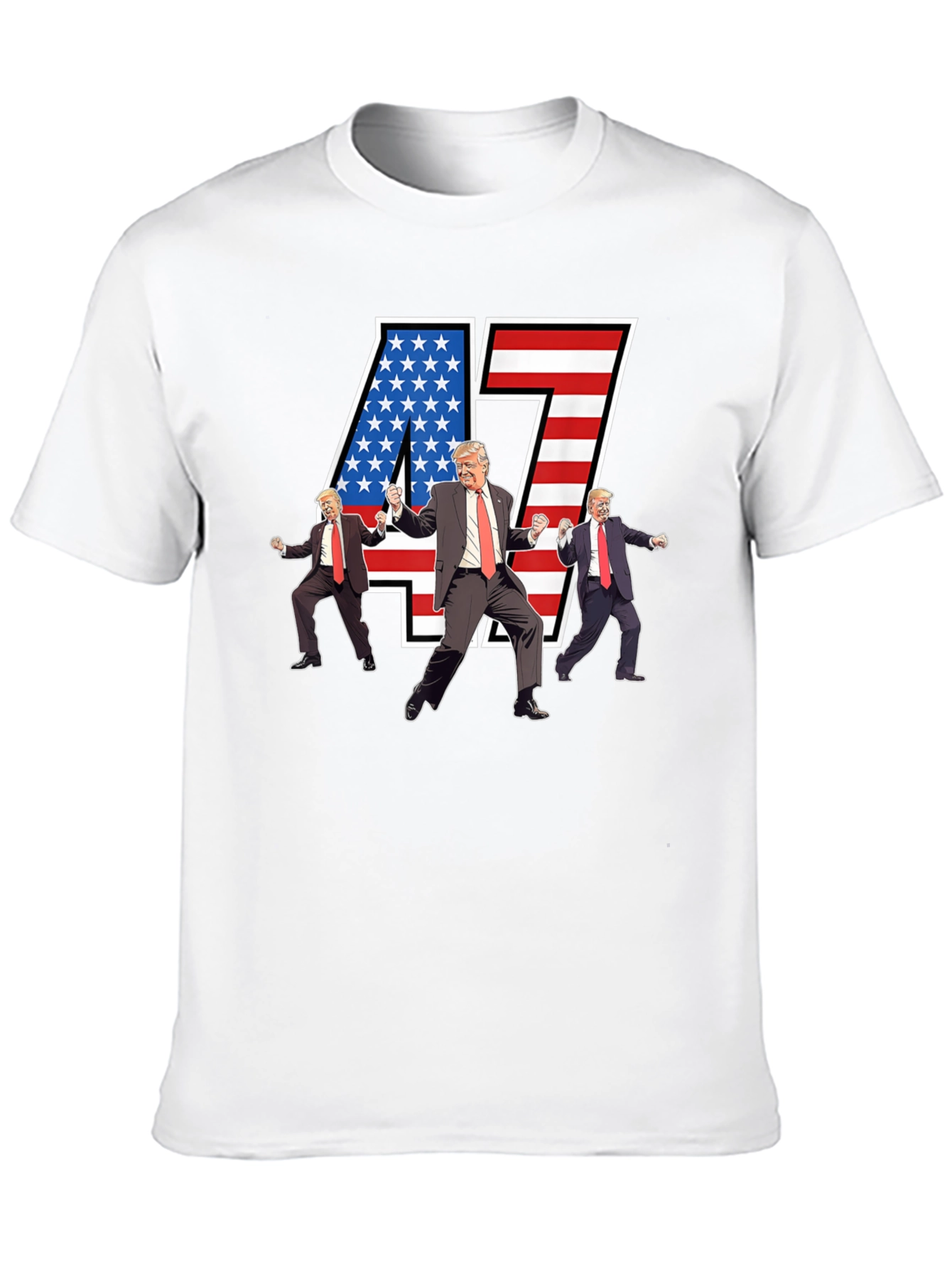 Trump 47 T-Shirt - Patriotic Political Tee