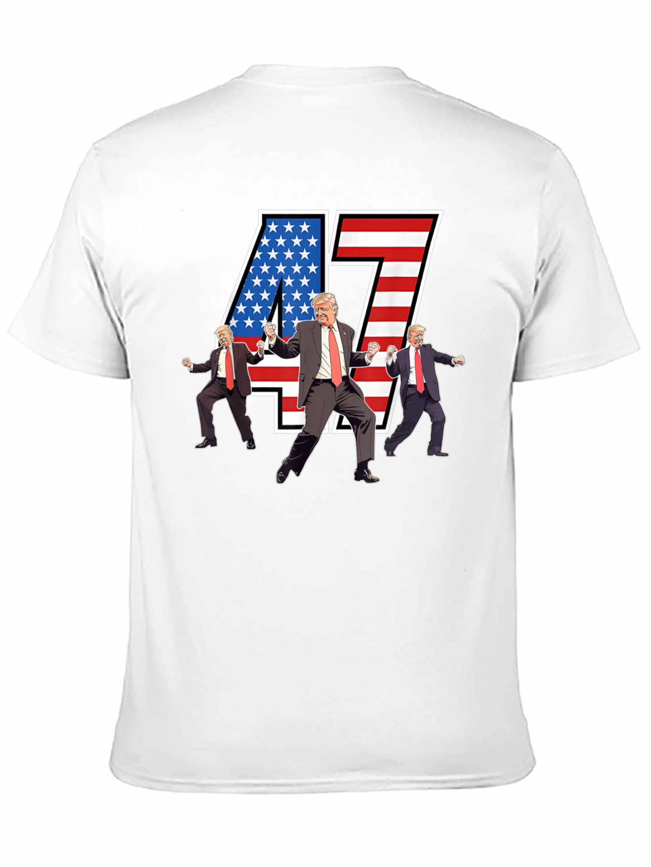 Trump 47 T-Shirt - Patriotic Political Tee