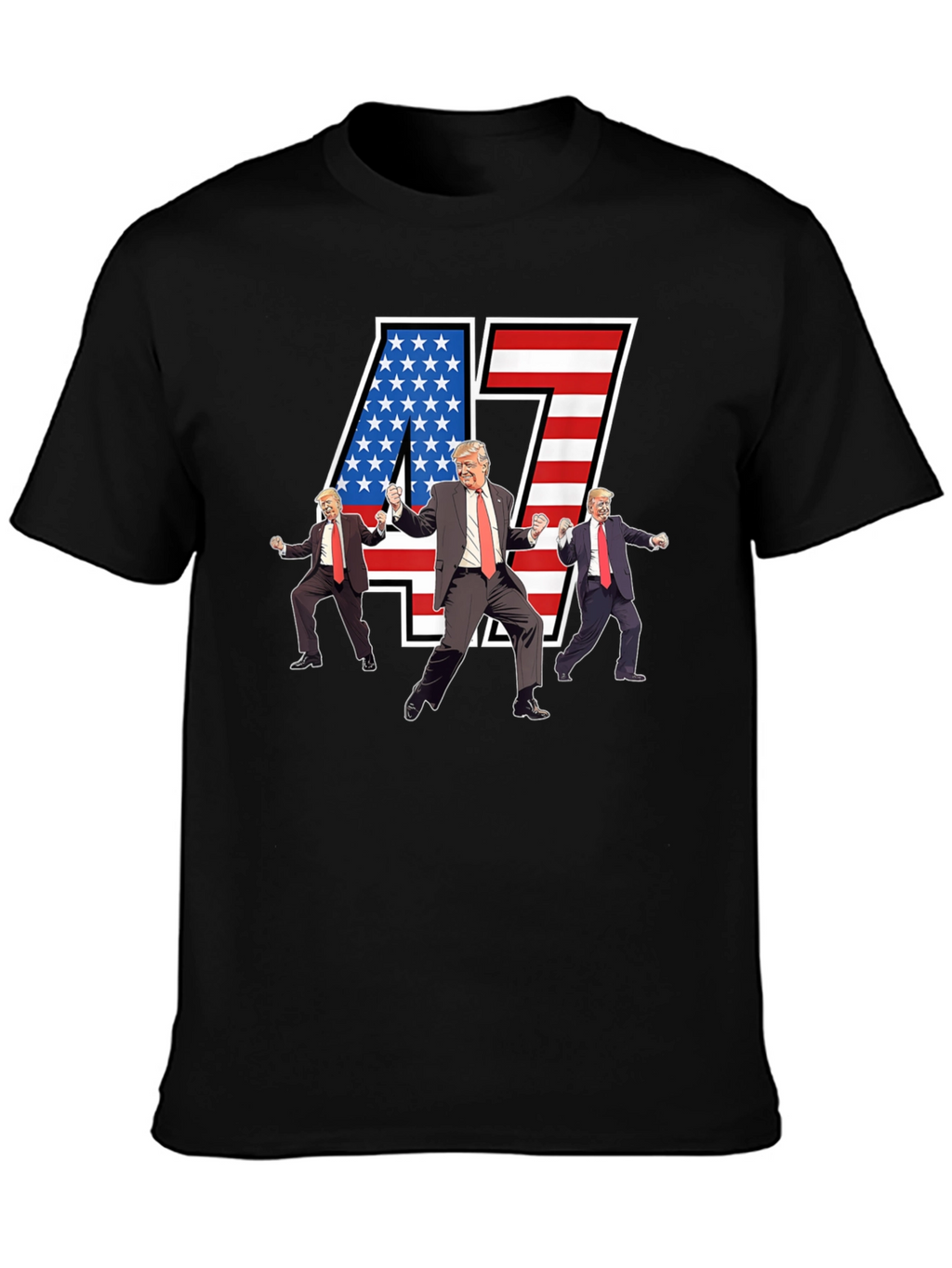Trump 47 T-Shirt - Patriotic Political Tee