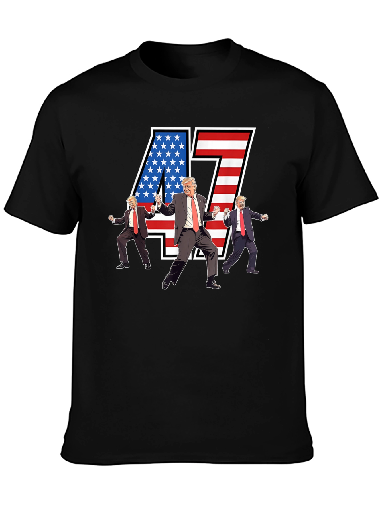 Trump 47 T-Shirt - Patriotic Political Tee