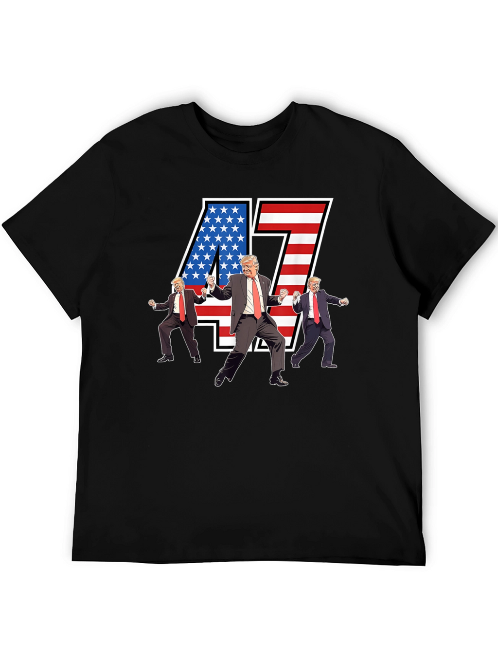 Trump 47 T-Shirt - Patriotic Political Tee
