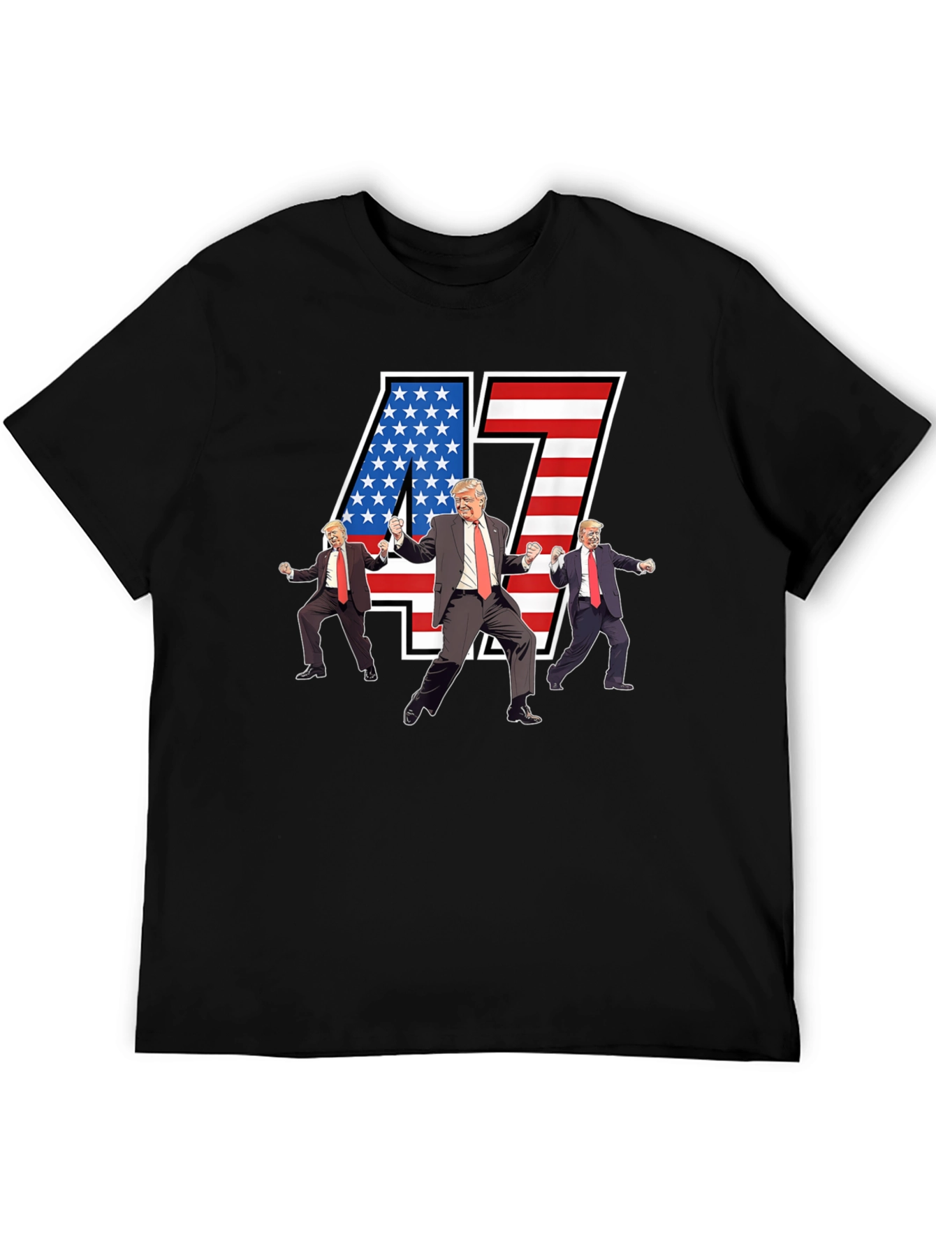 Trump 47 T-Shirt - Patriotic Political Tee