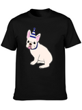 Cute French Bulldog Birthday Party T-Shirt