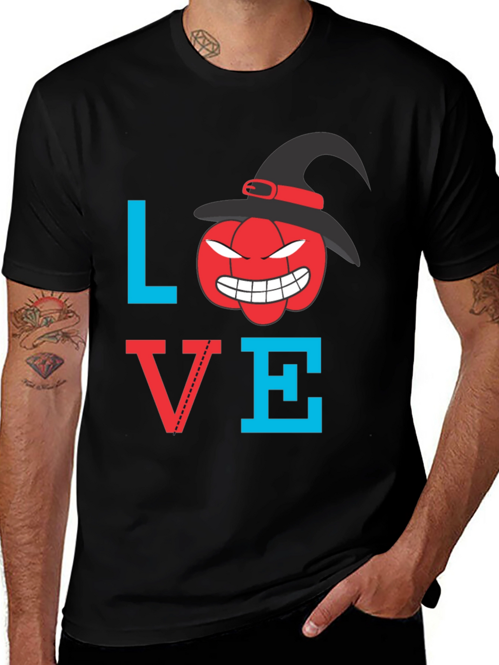 Halloween Pumpkin Witch T-Shirt - Love Spooky Season!