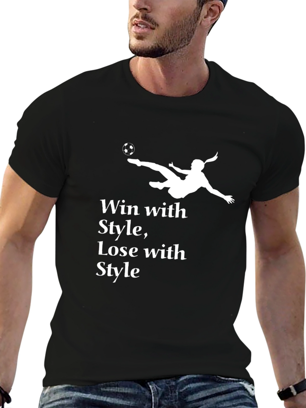 Stylish Soccer T-Shirt - Win with Style