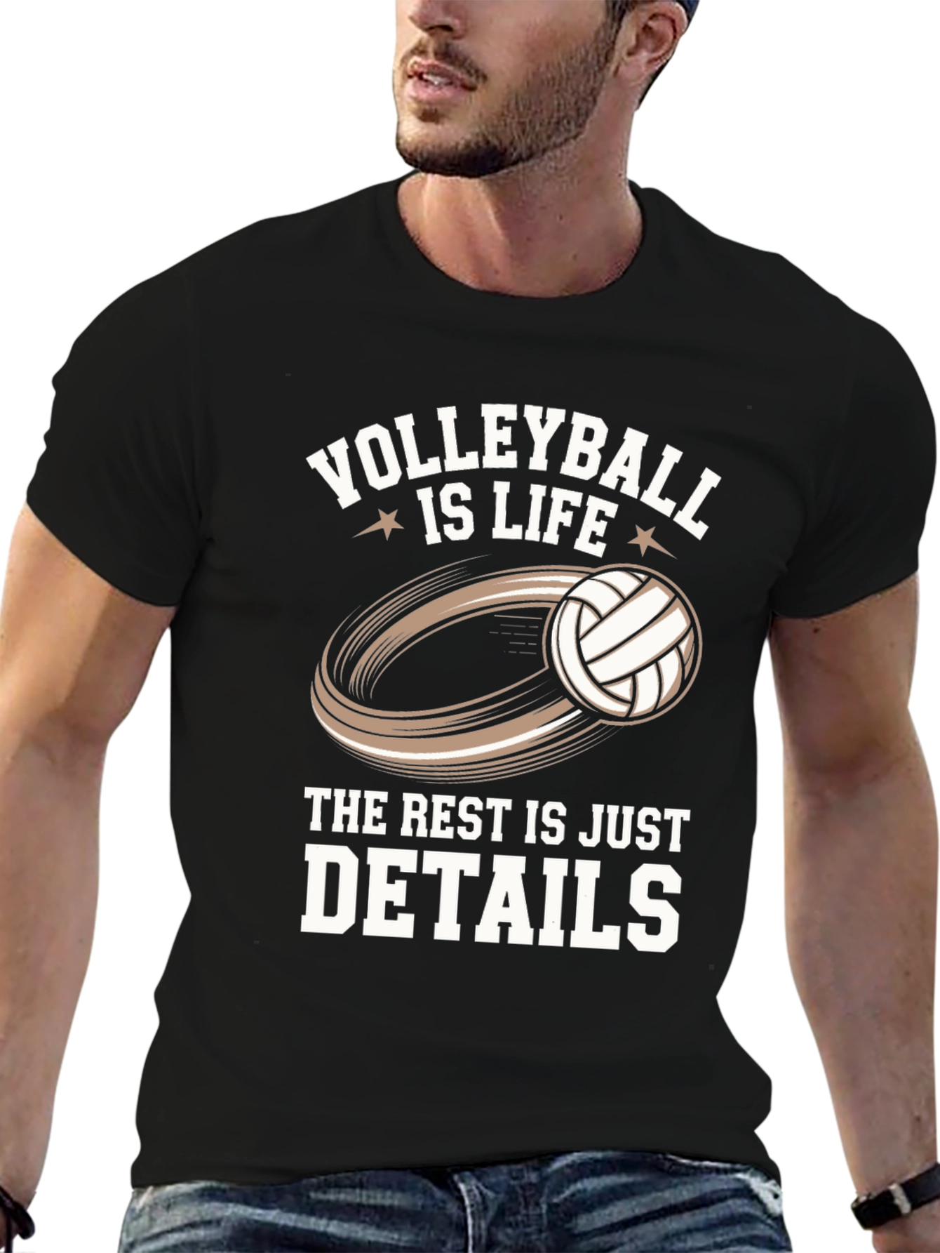 Volleyball Is Life Graphic T-Shirt