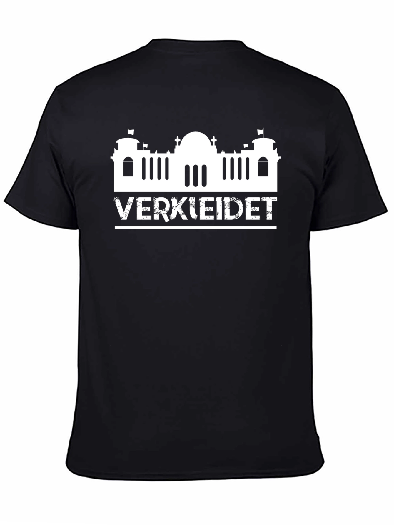 Verkleidet Berlin Skyline Black T-Shirt