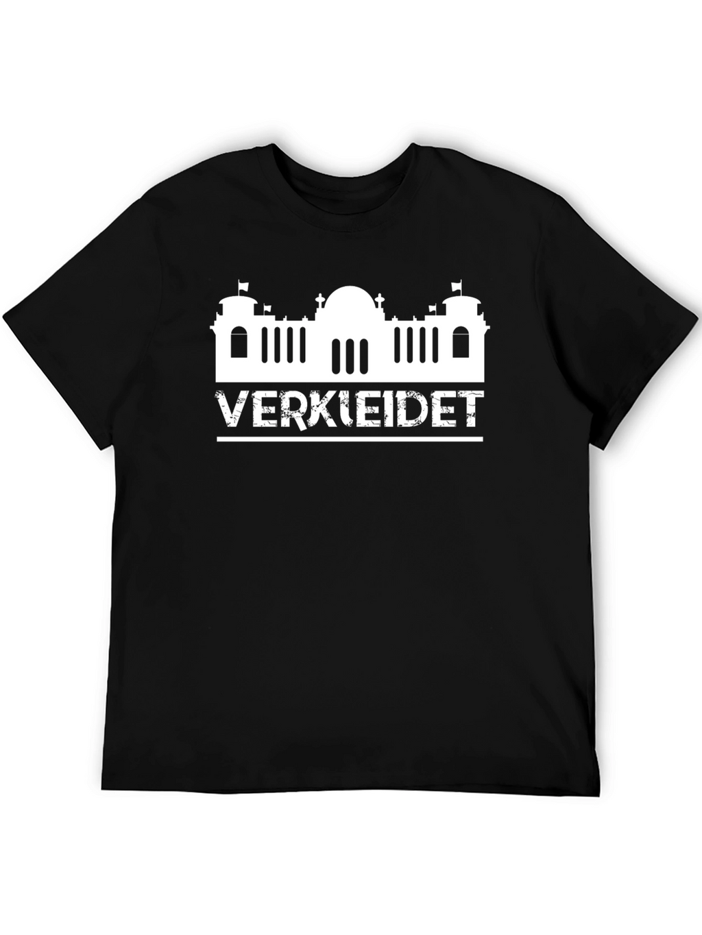 Verkleidet Berlin Skyline Black T-Shirt