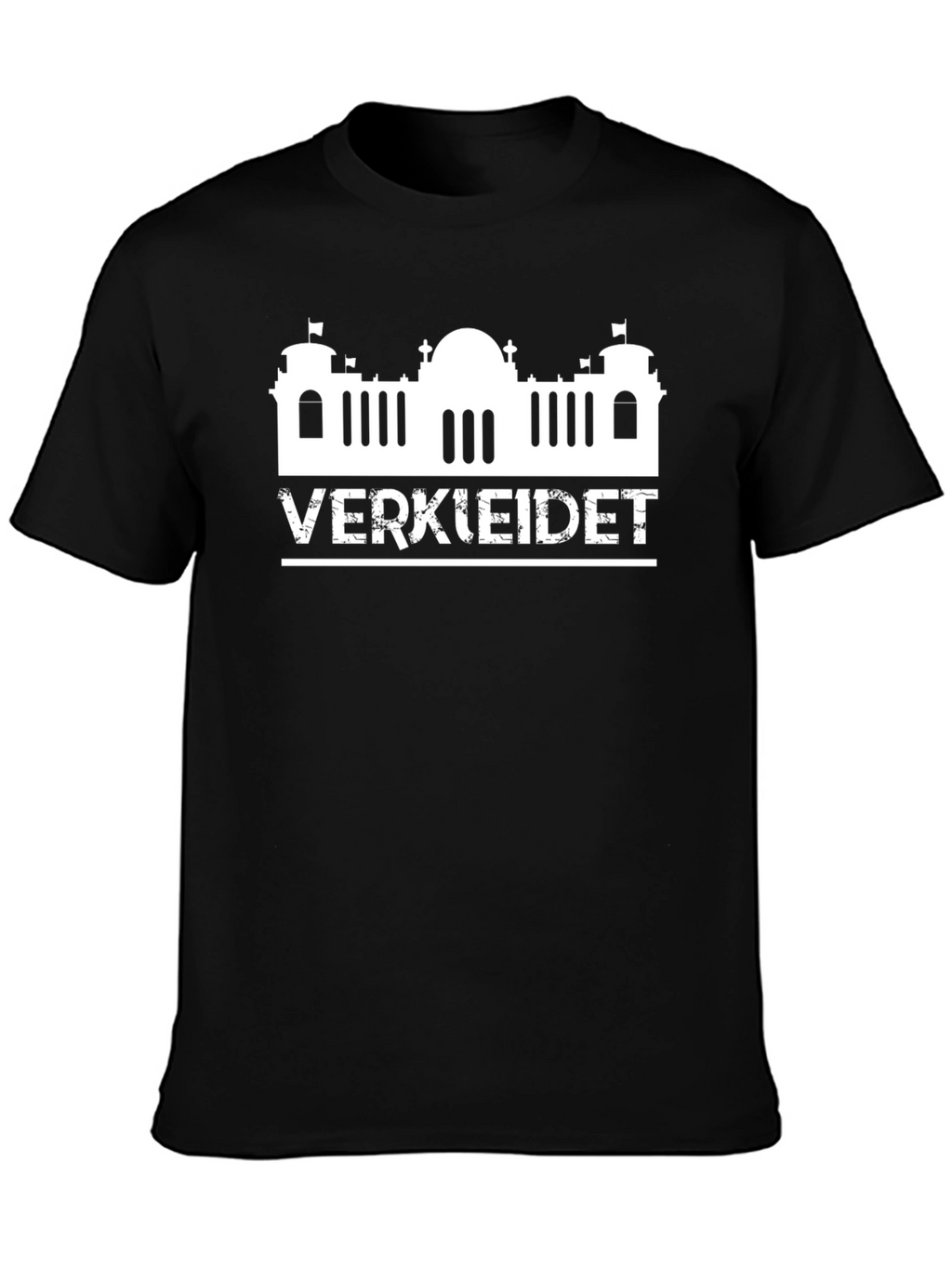 Verkleidet Berlin Skyline Black T-Shirt