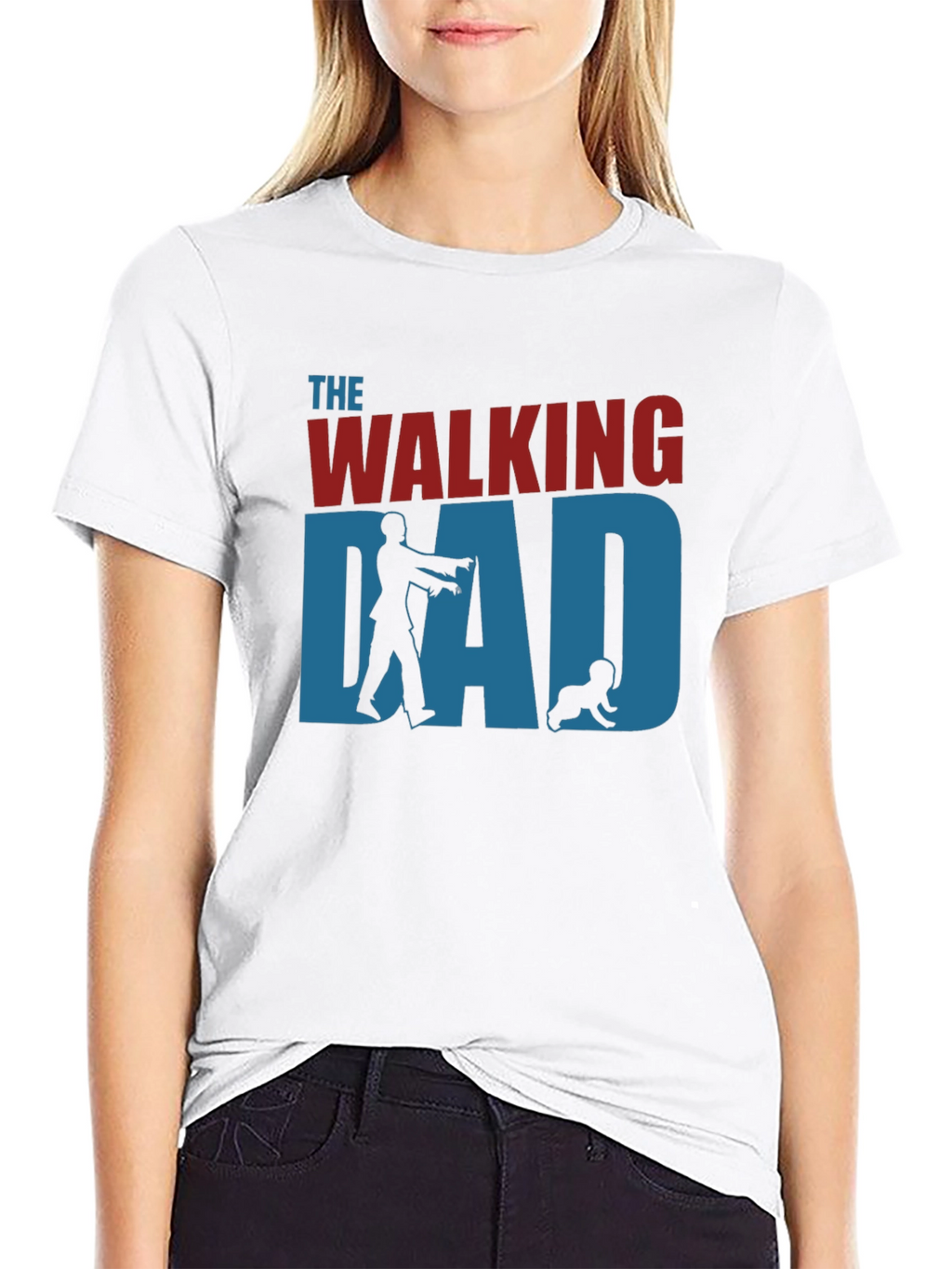 The Walking Dad T-Shirt - Zombie Father Graphic Tee