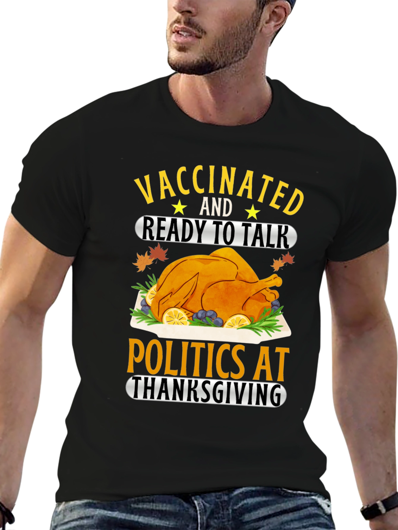 Vaccinated Thanksgiving T-Shirt