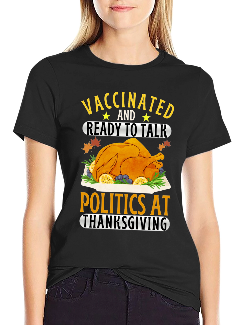 Vaccinated Thanksgiving T-Shirt