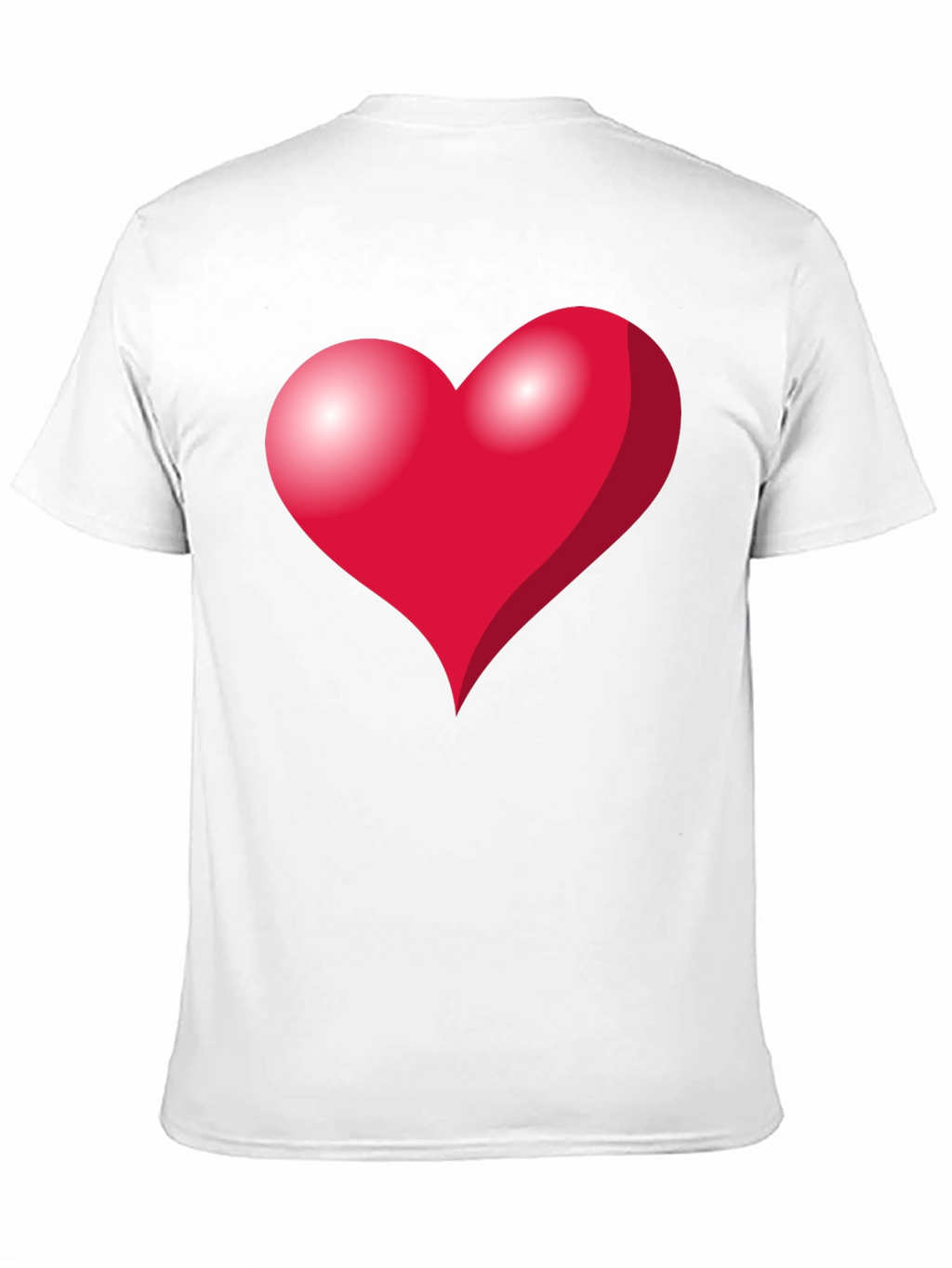 Heart Graphic Black T-Shirt - Mens Fashion Tee