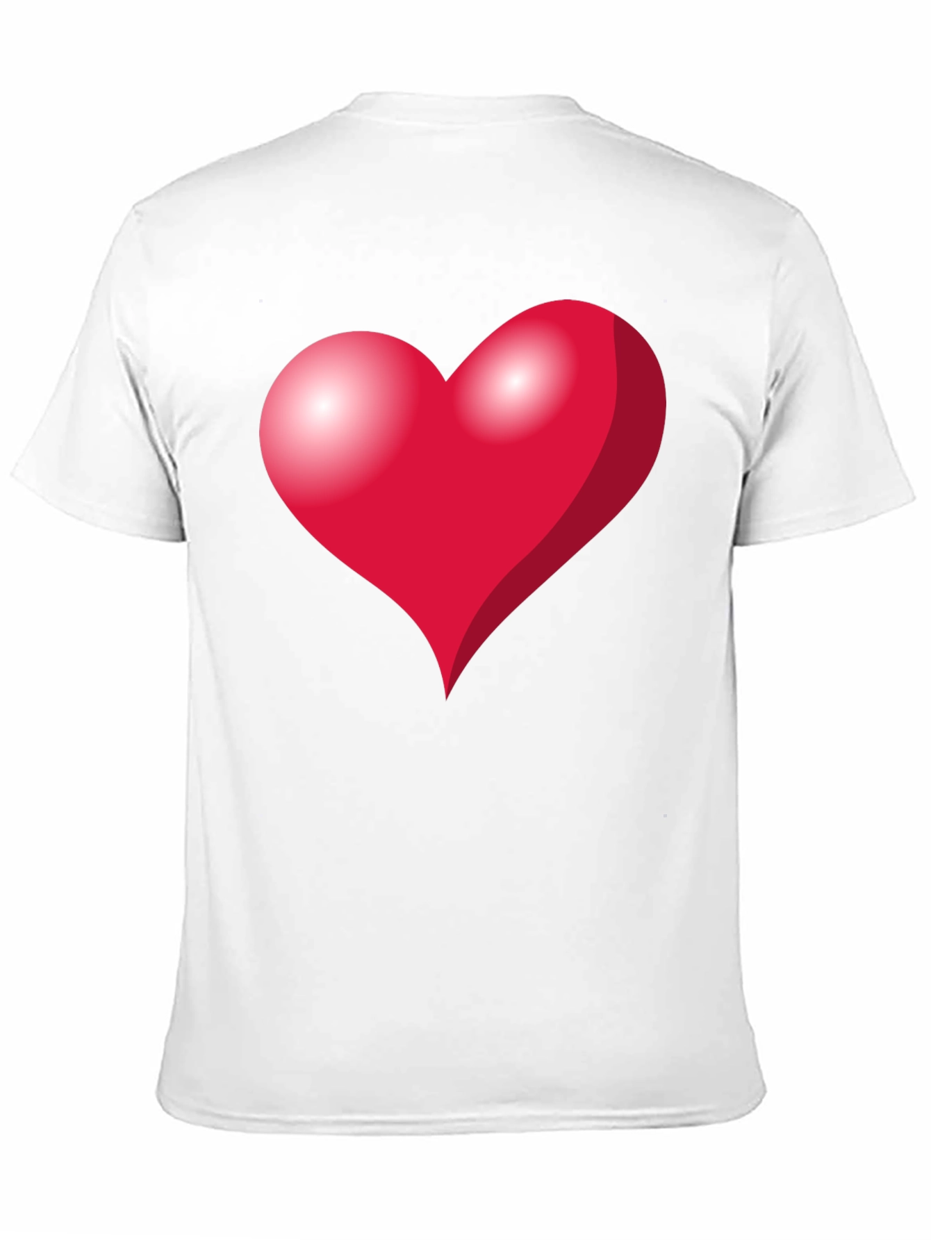 Heart Graphic Black T-Shirt - Mens Fashion Tee