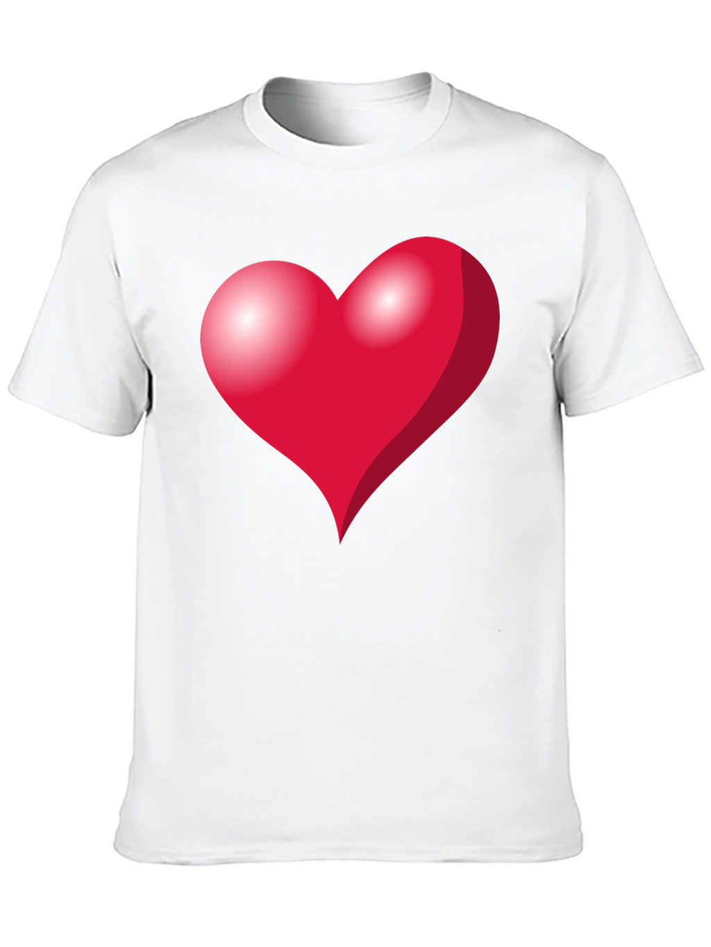 Heart Graphic Black T-Shirt - Mens Fashion Tee