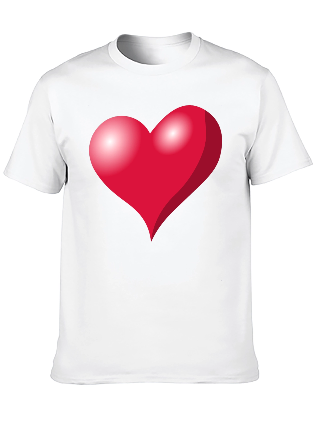 Heart Graphic Black T-Shirt - Mens Fashion Tee