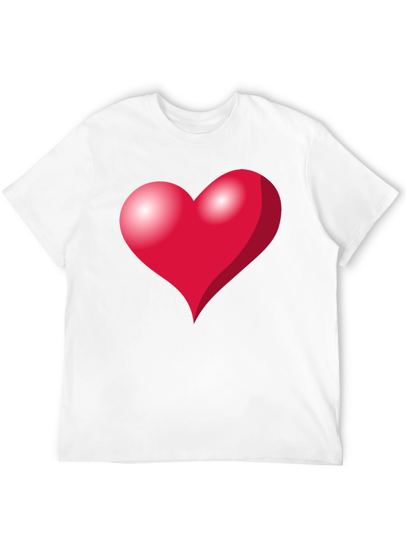 Heart Graphic Black T-Shirt - Mens Fashion Tee