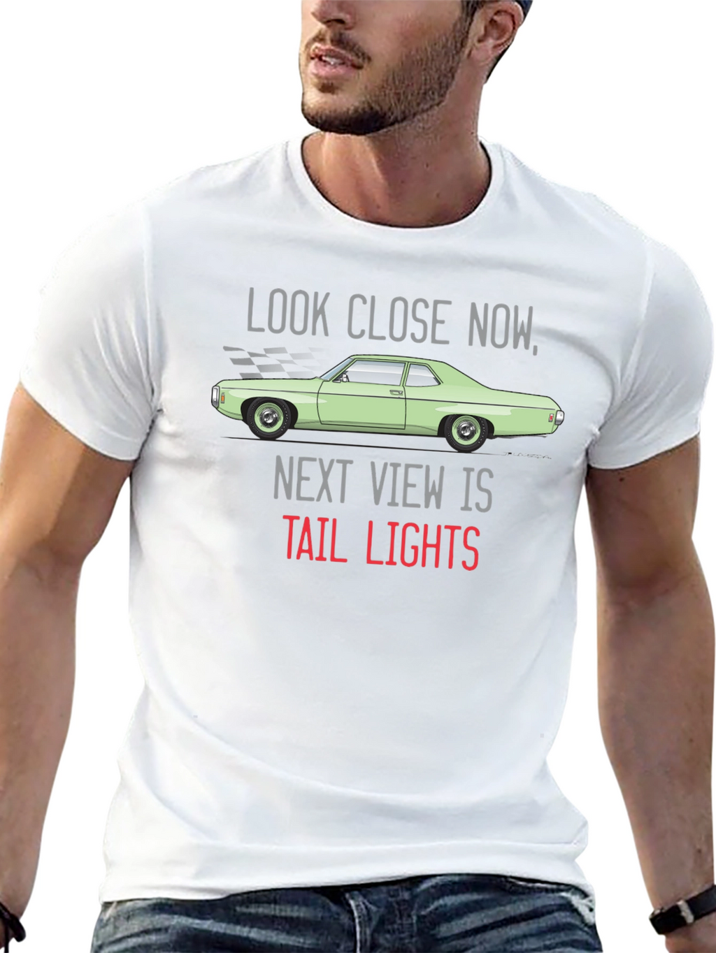 Look Close Now Tail Lights T-Shirt