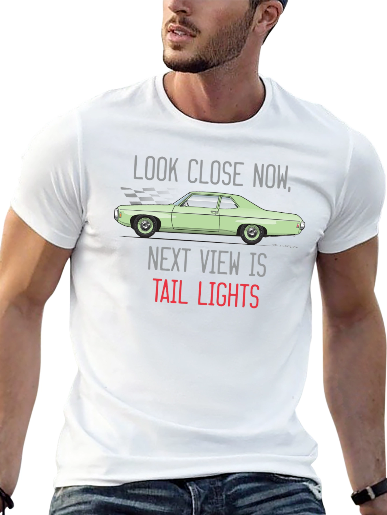 Look Close Now Tail Lights T-Shirt